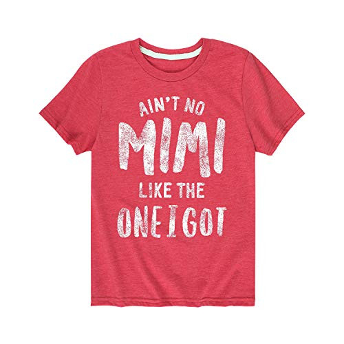 Ain't No Mimi Like The One I Got Grandparent Shirts - Toddler Short Sleeve T-Shirt Heather Red