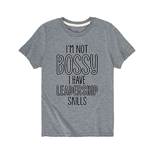 Im Not Bossy I Have Leadership Skills - Toddler Short Sleeve T-Shirt Athletic Heather Im Not Bossy I Have Leadership Skills - Toddler Short Sleeve T-Shirt Athletic Heather
