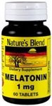 Nature's Blend Melatonin 1 mg 60 Tablets