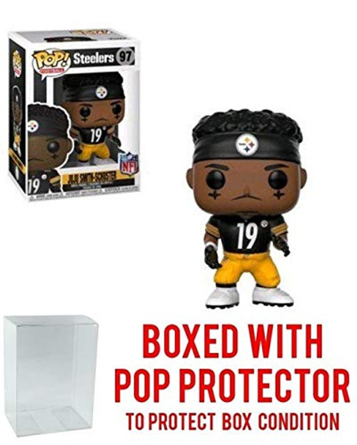 Pop! NFL: Juju Smith-Schuster Pittsburgh Steelers Home Jersey Vinyl Figure (Bundled with Pop Protector) Pop! NFL: Juju Smith-Schuster Pittsburgh Steelers Home Jersey Vinyl Figure (Bundled with Pop Protector)