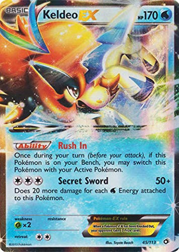 Pokemon - Keldeo ex -45/113- - Legendary Treasures - Holo