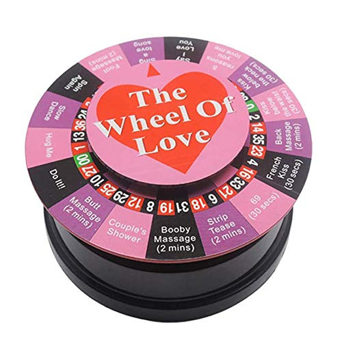 The Wheel of Love-A Romantic Game for Couples -Adult Couples Board Game