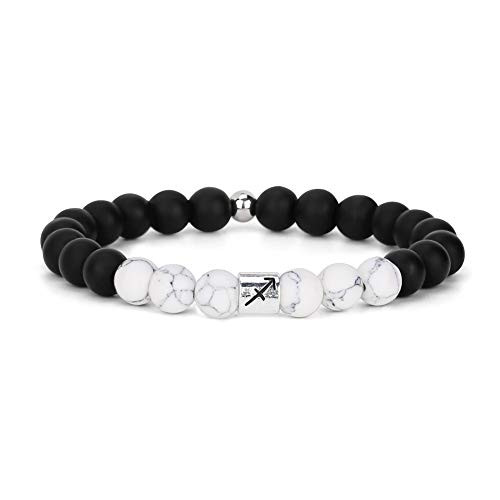 LILIE and WHITE Zodiac Bracelet for men Women Sagittarius Constellation Jewelry Zodiac Sign Bracelet Gifts for Women Astrology LILIE and WHITE Zodiac Bracelet for men Women Sagittarius Constellation Jewelry Zodiac Sign Bracelet Gifts for Women Astrology