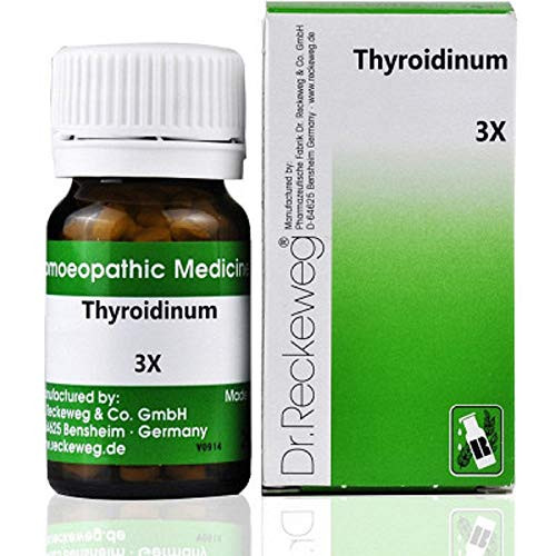 Dr. Reckeweg Homoeopathic Thyroidinum 3X -20g- Tablets