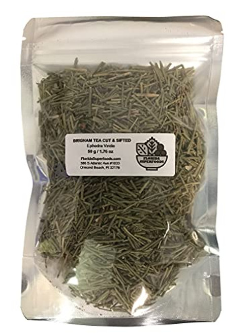 Brigham Tea Cut and Sifted from Florida Superfoods 50g / 1.76 oz Brigham Tea Cut and Sifted from Florida Superfoods 50g / 1.76 oz