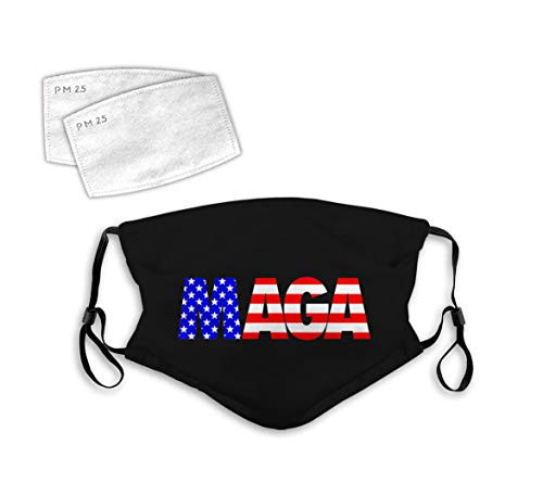 NYNELSONG Adjustable Earloop Face Anti Dust Mouth Shield for Men and Women MAGA Donald Trump020 American Flag NYNELSONG Adjustable Earloop Face Anti Dust Mouth Shield for Men and Women MAGA Donald Trump020 American Flag