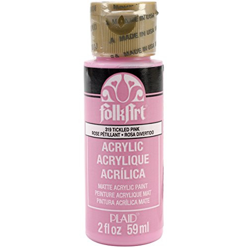 Plaid:Craft Folk Art Acrylic Paint 2oz-Tickled Pink