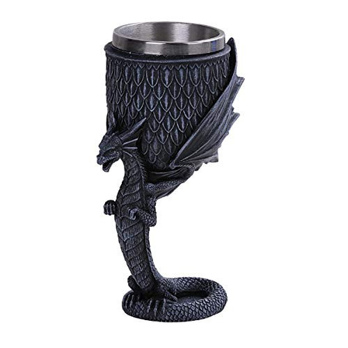 Pacific Giftware Anne Stokes Age of Dragons Winged Dragon Stand Goblet Resin Figurine Statue