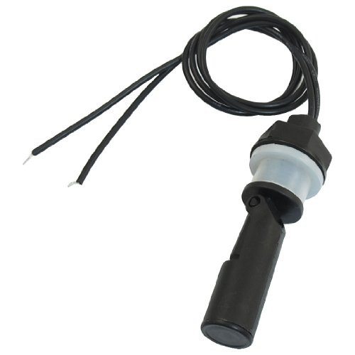 IIVVERR Tank Pool Liquid Water Level Sensor Horizontal Floating Switch Black 3/8" PT -Sensor de nivel de agua líquida del tanque de la piscina Interruptor flotante horizontal Negro 3/8' 'PT