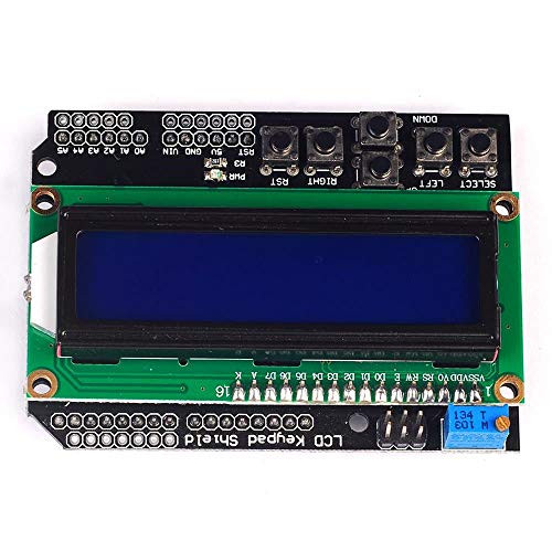 LCD Keypad Shield LCD1602 LCD 1602 Module Display ATMEGA328 ATMEGA2560 Raspberry pi UNO Blue Screen