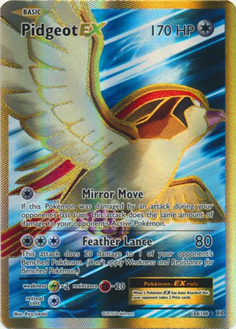 Pokemon - Pidgeot-EX -104/108- - XY Evolutions - Holo