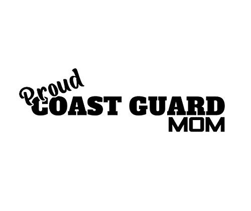 Proud Coast Guard Mom / Proud Coast Guard Dad Decal by Check Custom Design
