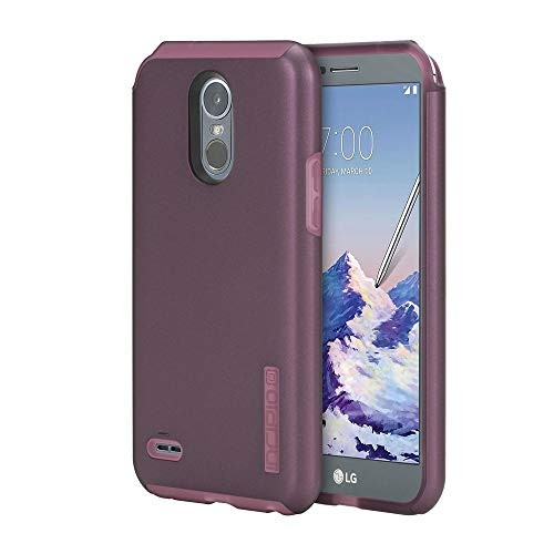 LG Stylo 3 Plus Case, Incipio [Hard Shell] [Dual Layer] DualPro Case for LG Stylo 3 Plus-Merlot
