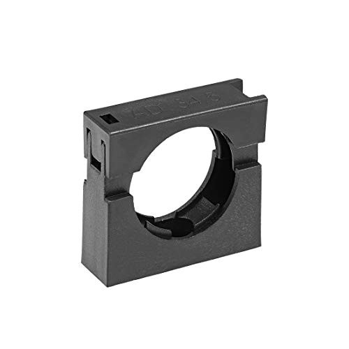 uxcell Corrugated Tube Holder AD34.5 Plastic Mounting Bracket Pipe Clamp Clips with Double Struts