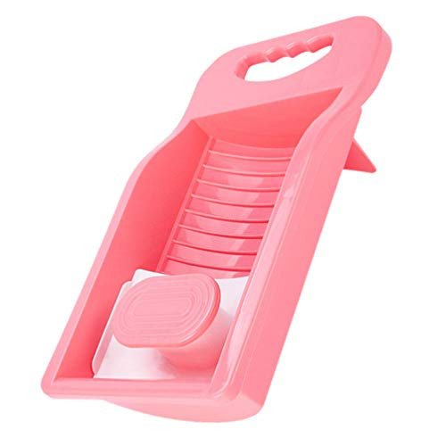 Yardwe Small Washboard Plastic Washboard Hand Washing Scrubbing Board Underwear Washboard Instrument Washboard Hand Washing Clothes Tool for Kids Shirts Clean