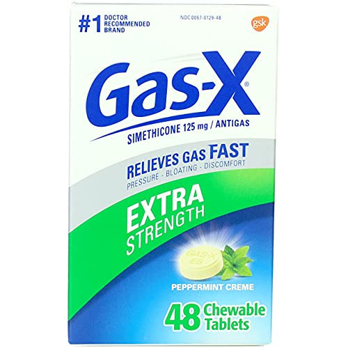 Gas-X Extra Strength Chewable Tablets- Peppermint- 48 Count