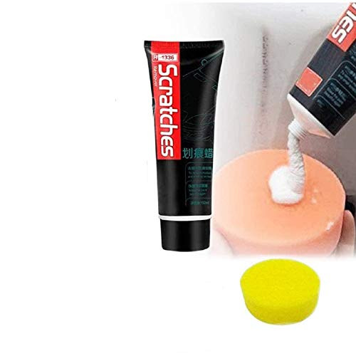 ScratchFree Stove Top Scratch Remover Polishing Wax -100ml Cooktop Cleaner Kit-Multipurpose Glass Ceramic Stovetop- Soft Cleaner-Car Paint Scratch Repair-Remove Scratches-Rust-with sponge ScratchFree Stove Top Scratch Remover Polishing Wax -100ml Cooktop Cleaner Kit-Multipurpose Glass Ceramic Stovetop- Soft Cleaner-Car Paint Scratch Repair-Remove Scratches-Rust-with sponge