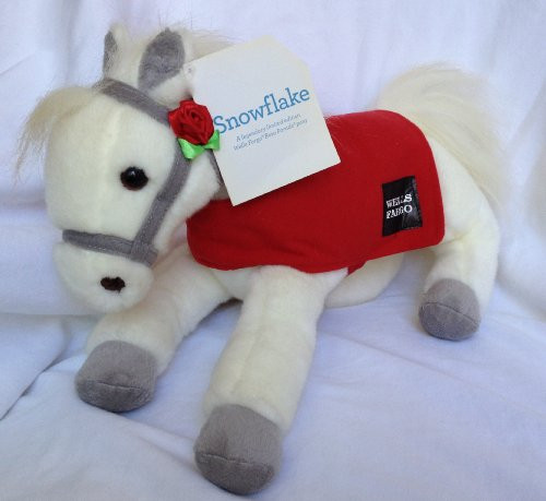 Wells Fargo Limited Edition 2011 "Snowflake" Plush Horse