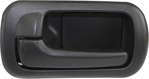 Evan-Fischer Interior Door Handle compatible with Honda Civic 01-05 Rear LH Inside Textured Black Sedan DX/EX/GX/LX/VP models