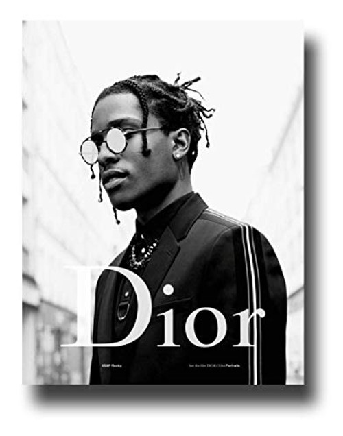 ASAP Rocky Poster 12x18 inches 2 Glasses Black and White Print Sticker Retro Unframed Wall Art Gifts ASAP Rocky Poster 12x18 inches 2 Glasses Black and White Print Sticker Retro Unframed Wall Art Gifts