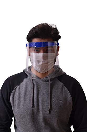 Face Shield-Plastic Face Shield-Reusable Face Shields-Full Face Protection-Clear Face Mask-Full Face Protection with Anti-Fog-Full Face Shield With Sponge -1-