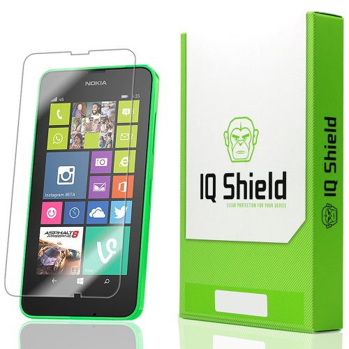 IQ Shield Screen Protector Compatible with Nokia Lumia 635 -Lumia 630- LiquidSkin Anti-Bubble Clear Film IQ Shield Screen Protector Compatible with Nokia Lumia 635 -Lumia 630- LiquidSkin Anti-Bubble Clear Film