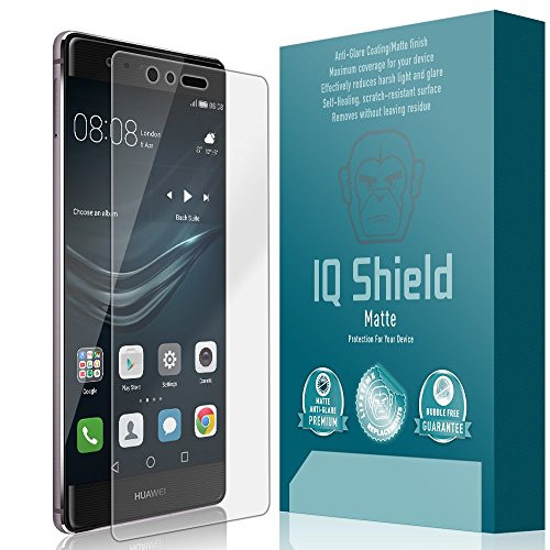 IQ Shield Matte Screen Protector Compatible with Huawei P9 Plus Anti-Glare Anti-Bubble Film