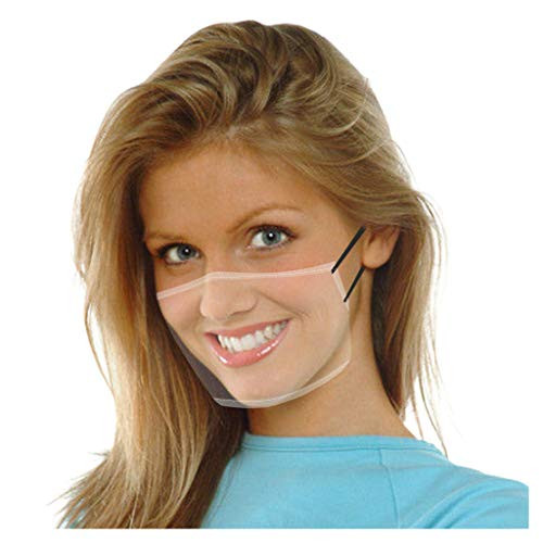 ATRISE Clear Mask-Adult Mini Shield-Washable Reusable Comfortable-Transparent Visual Mask-Communicate Mask Women Man
