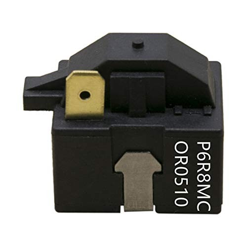 iRomehony Refrigerator PTC Starter Compressor Start Relay Replacement For P6R8MC OR0510 1 pin Fit for LG Magic Chef Refrigerator dehumidier PTC Starter