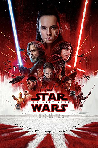 PremiumPrints - Star Wars Last Jedi Episode VIII Movie Poster - XFIL774 Premium Canvas 11" x 17" -28 cm x 43 cm-