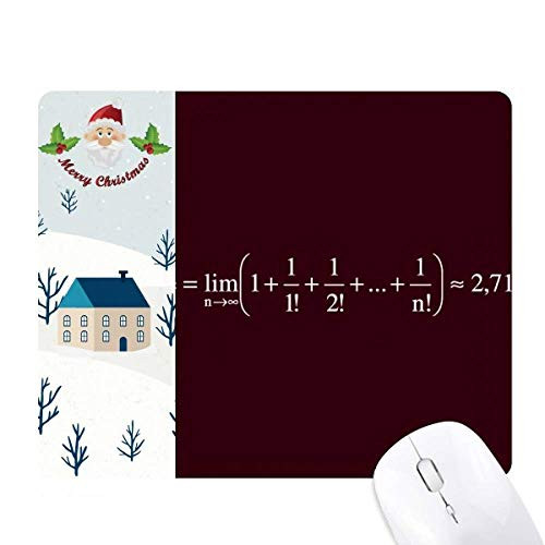 Mathematical Formula Expression Calculation Brackets Santa Claus House Mouse Pad Gift