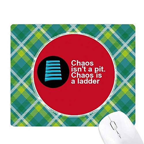 Chaos Pit Ladder Green Lattices Grid Pixel Mouse Pad