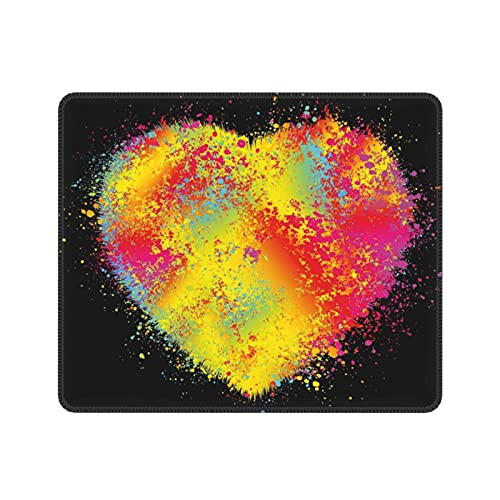 Colorful Paint Splatter Dots Mouse Mat- Mouse Pad for Computers-Laptop-Office-Noiseless/Durable/Waterproof