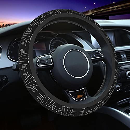 XKDIJIUJB Deus Ex Machina Automobile Elastic Steering Wheel Cover Anti Slip and Sweat Absorption Car General Accessories