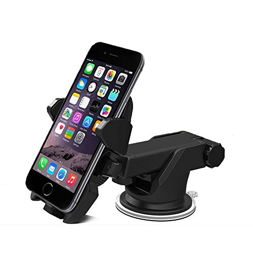Car Phone Holder,Universal Cell Phone Mount for iPhone 7/7P/6s/6P/5S/SE/4/4s,Samsung Galaxy S5/S6/S7/S8, Google, LG, Huawei,Sony and More