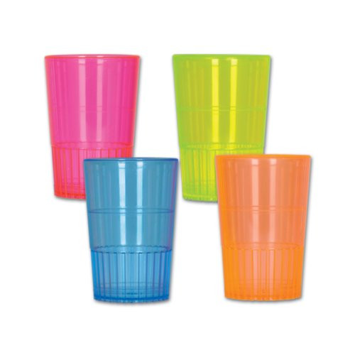 Neon Shot Glasses -asstd colors- -8/Pkg-