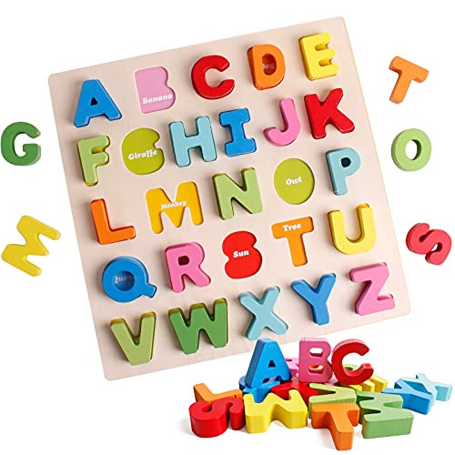 ABC Color Letter Board Puzzles for Toddlers 3 4 5 Years Old?Alphabet Puzzle- Educational Learning Toys for Toddlers- Alphabet Toys with Puzzle Board Letter Blocks- Best Gifts for Girls and Boys ABC Color Letter Board Puzzles for Toddlers 3 4 5 Years Old?Alphabet Puzzle- Educational Learning Toys for Toddlers- Alphabet Toys with Puzzle Board Letter Blocks- Best Gifts for Girls and Boys