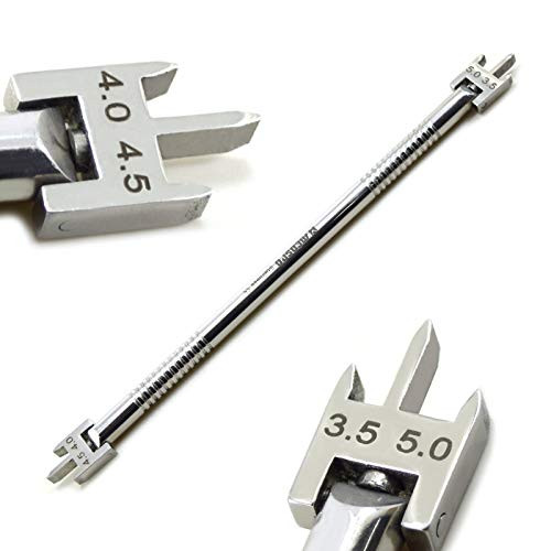 MEDSPO Professional Dental Orthodontic Gauge - Bracket Height Moveable Adjustable Locator Positioning - Measuring Spring Caliper - Dentist Lab Measuring Instruments tools -Bracket Positioning Gauge-