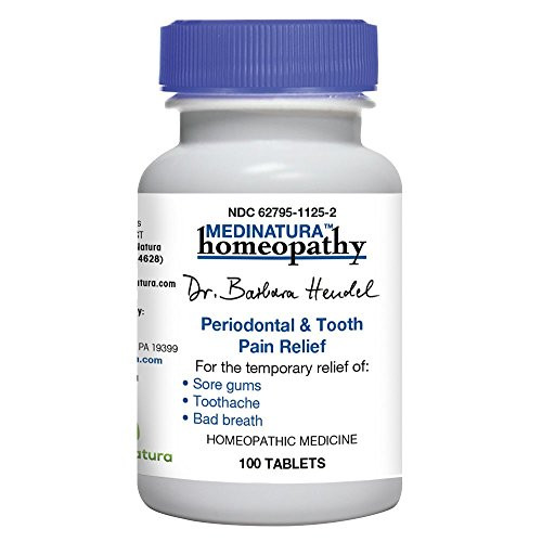 Dr. Barbara Hendel Relief Tablets- Periodontal and Tooth Pain- 100 Count