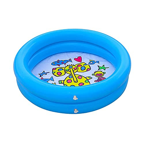 Ouyan Children Inflatable Swimming Pool Portable Folding Round Pool Summer Water Toy for Home Outdoor