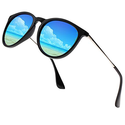 Classic Sunglasses for women- Round/Square Retro Man Polarized Sunglasses uv Protection Aviator Mirrored Sun glasses