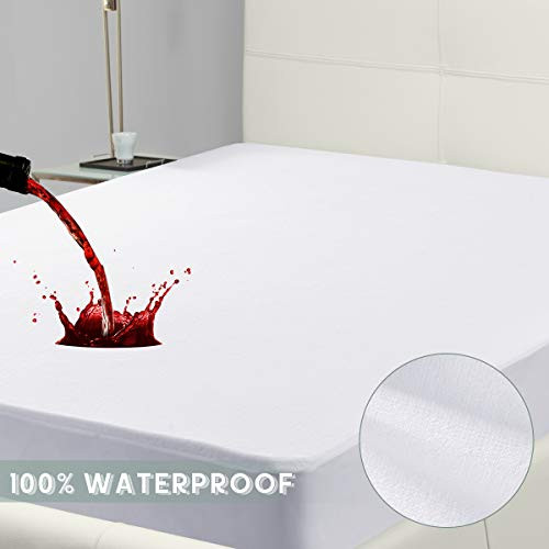MANYHY King Waterproof Mattress Protector- Premium Breathable Mattress Cover- Noiseless- Ultra Sof Protection Bed Cover Fit to 18 Deep Pocket -King- 78'x 80- MANYHY King Waterproof Mattress Protector- Premium Breathable Mattress Cover- Noiseless- Ultra Sof Protection Bed Cover Fit to 18 Deep Pocket -King- 78'x 80-