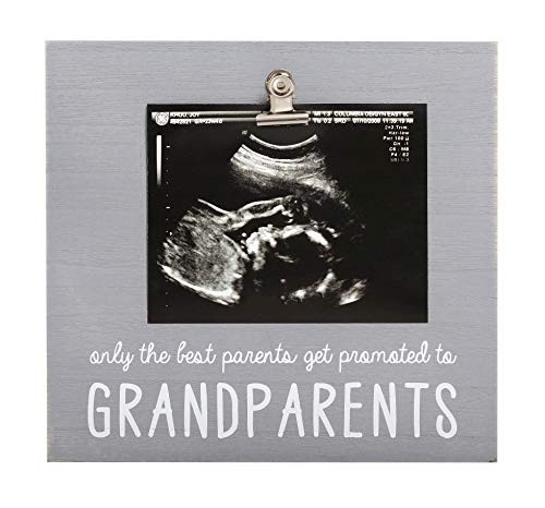 Pearhead Sonogram Photo Frame for Grandparents- Grandma and Grandma Baby Ultrasound Picture Frame- Pregnancy Announcement Keepsake Frame- Distressed Gray Pearhead Sonogram Photo Frame for Grandparents- Grandma and Grandma Baby Ultrasound Picture Frame- Pregnancy Announcement Keepsake Frame- Distressed Gray