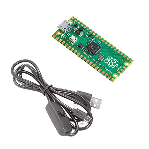 UCTRONICS Raspberry Pi Pico- RP2040 Microcontroller Board with Power Switch Micro USB Cable