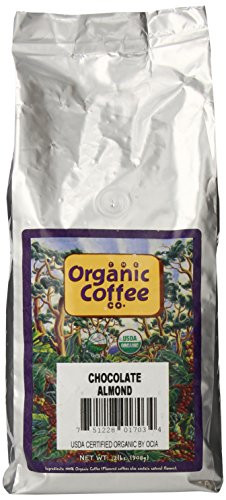 The Organic Coffee Co. Whole Bean, Chocolate Almond, 32 Ounce