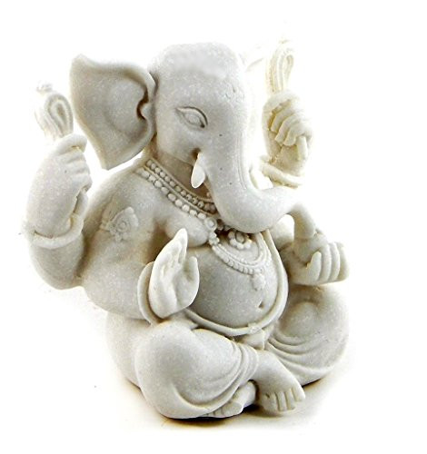 Bellaa 23606 Ganesh Statue 6" Tall Ganesha Hindu God of Good Luck