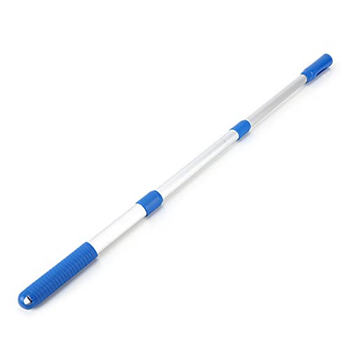 SHUWND Swimming Pool Pole- Aluminum Telescoping Pool Poles for Cleaning- Adjustable Pool Extension Pole for Pool Brush Skimmer Pool Vacuum- Expandable from 13 to 29ft