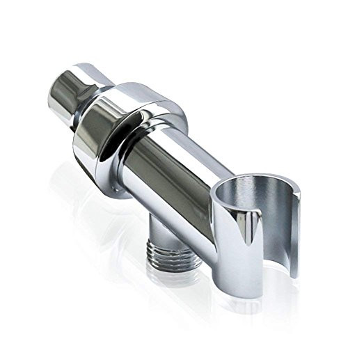 EMBATHER Brass Shower Arm Mount|Shower Head Holder in Polished Chrome| Mount for Handheld Showerheads| Arm Bracket with Swivel Ball Connector | Adjustable Universal 1/2 in Male Female Shower Head EMBATHER Brass Shower Arm Mount|Shower Head Holder in Polished Chrome| Mount for Handheld Showerheads| Arm Bracket with Swivel Ball Connector | Adjustable Universal 1/2 in Male Female Shower Head