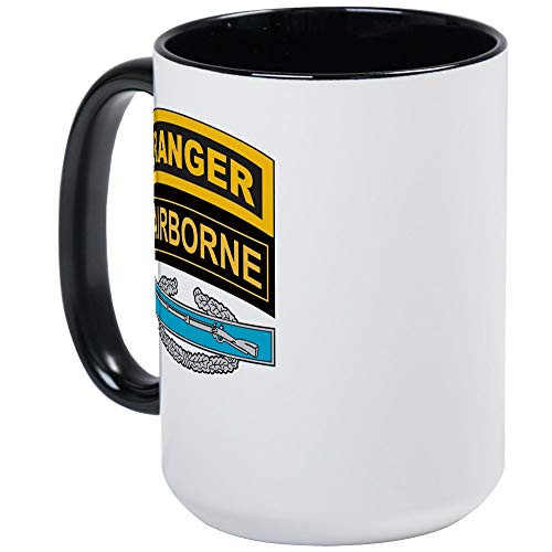 CIB With Ranger/Airborne Tab Mug - 11oz RINGER Coffee Mug- Ceramic 11oz Coffee Cup