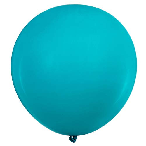 CC Wonderland 18 inch Turquoise Balloons Big Teal Balloons Party Latex Balloons Quality Helium Balloons- Party Decorations Supplies Balloons- 9g/pcs- Pack of 24